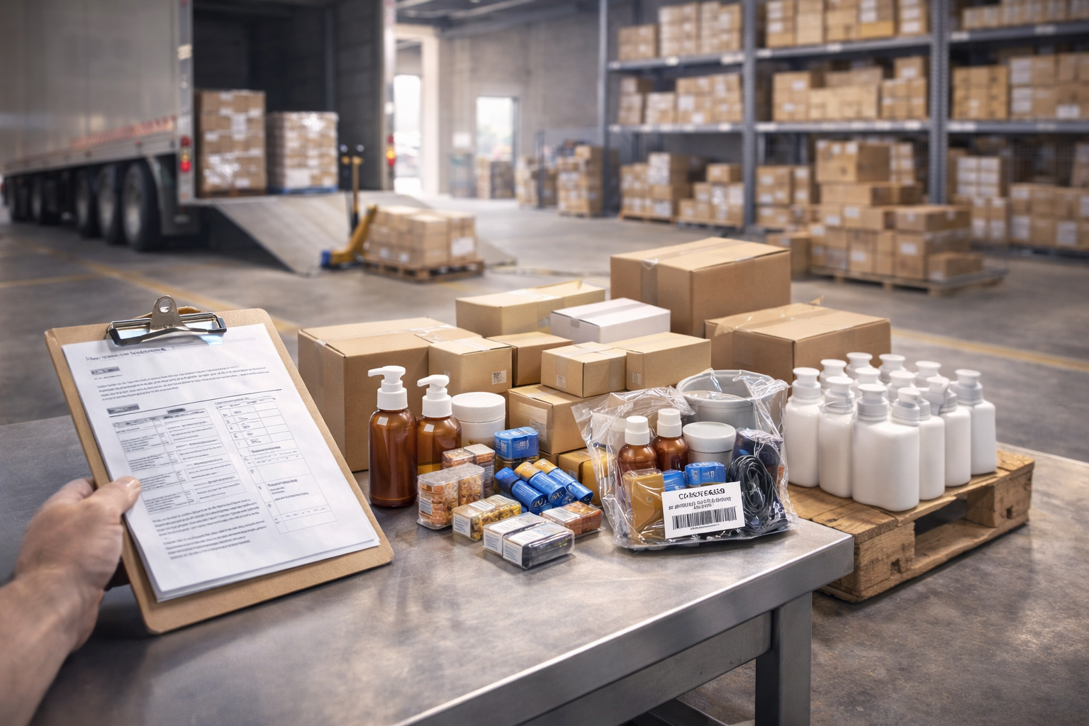 Paso 1 - Recibir inventario y revisar instrucciones de kitting